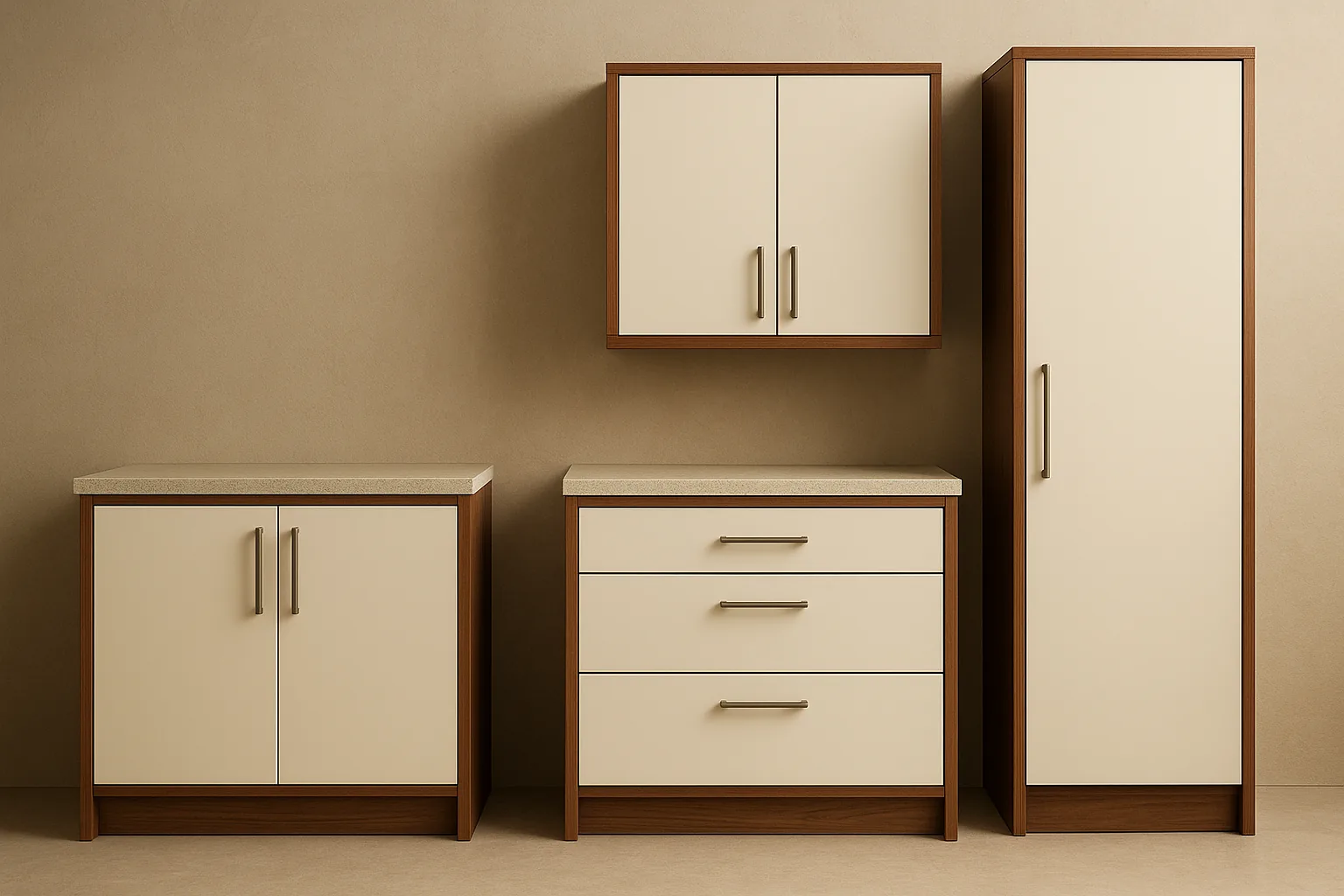 Generic kitchen cabinet arrangement